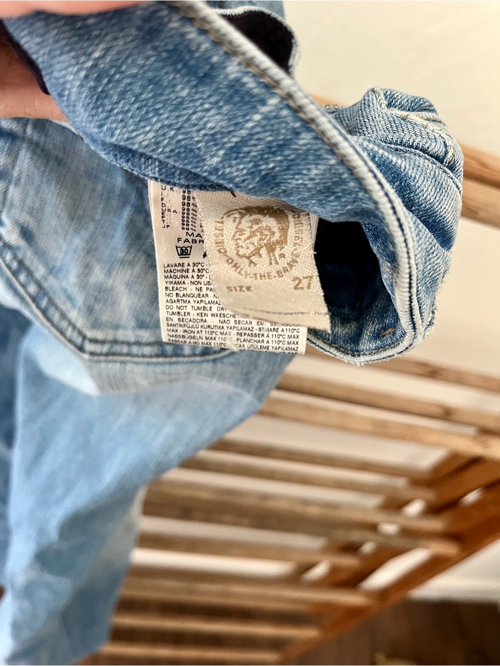 2000’s Diesel ‘Louvely’ Low Rise, Bootcut, Light Wash Flared Jeans - Picture 13 of 15
